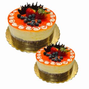 Mango mouse cake