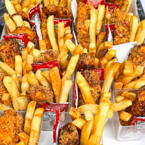 Chicken Tenders cups with French fries